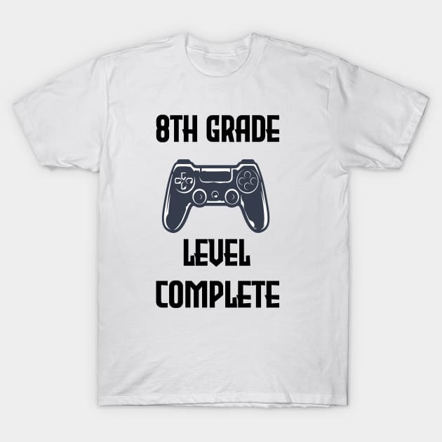 8th Grade Graduation Gamer, Graduation Gifts T-Shirt T-Shirt by AwesomeDesignArt